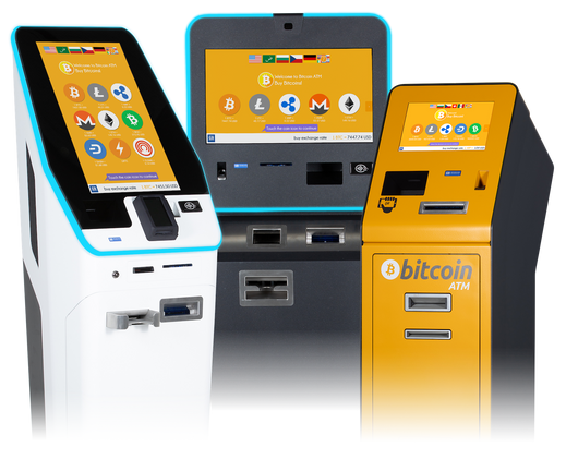 Three Bitcoin Machine ATMs